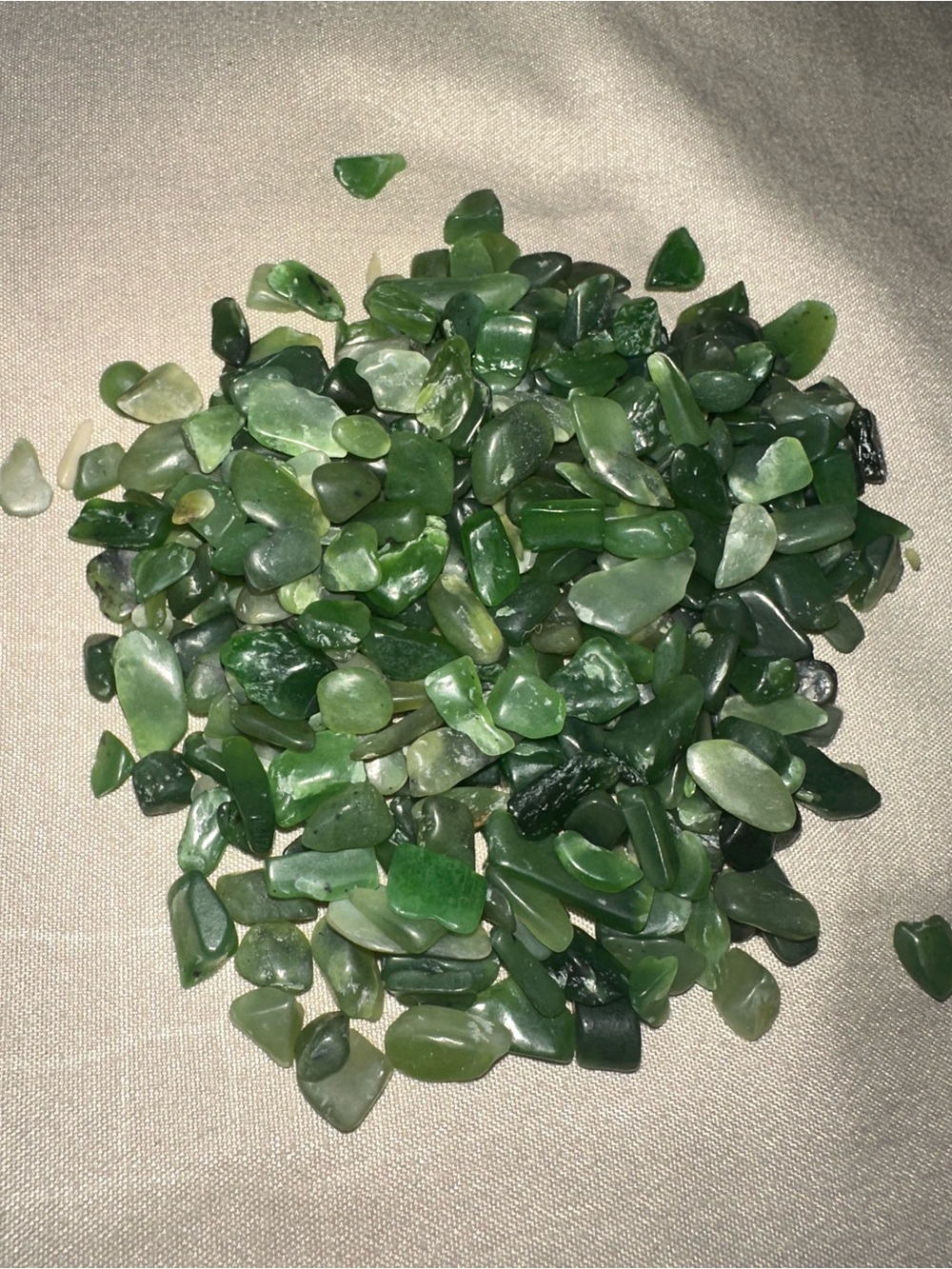 Natural Green Turquoise Stone Crushed  - Home Accents